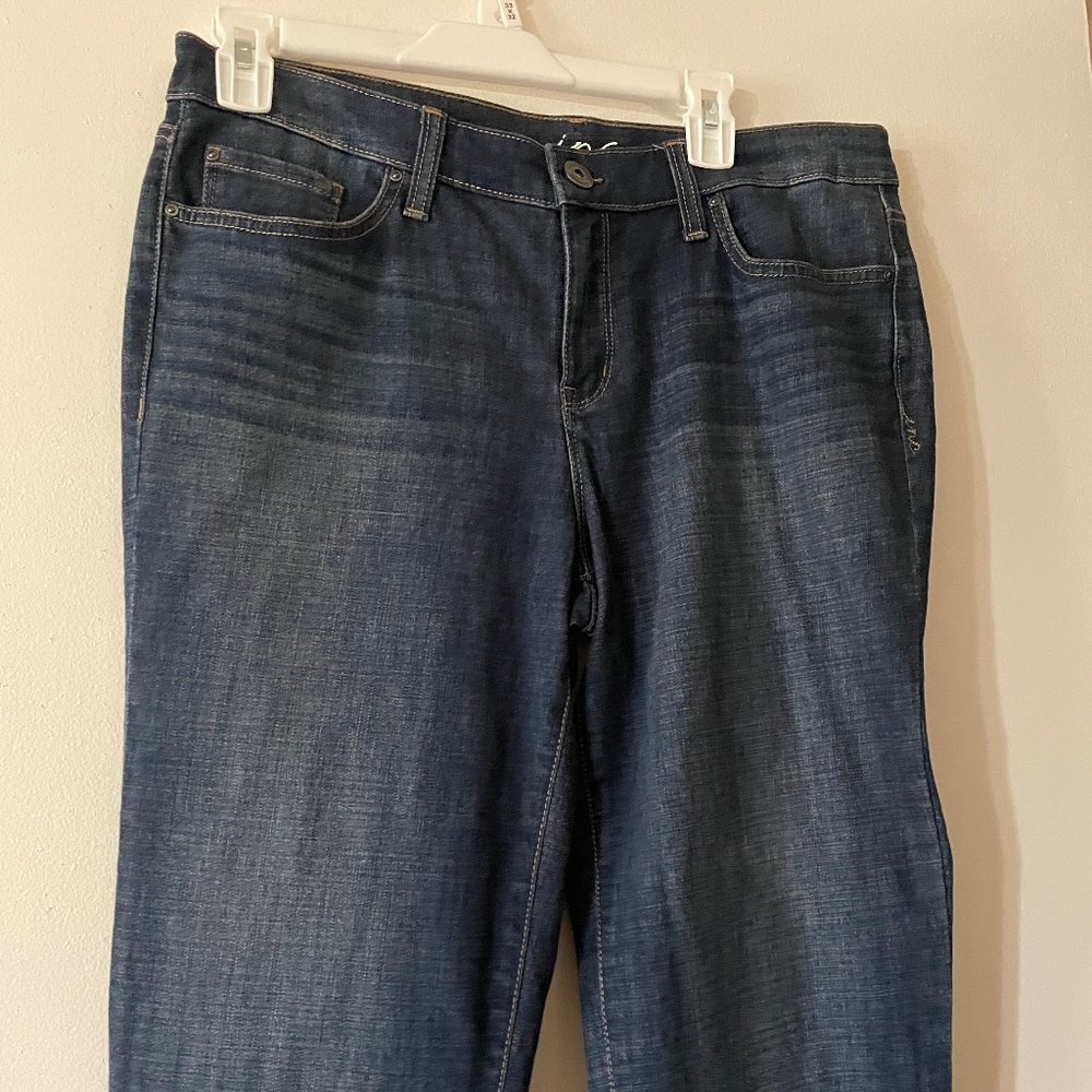 INC boyfriend regular midrise jeans